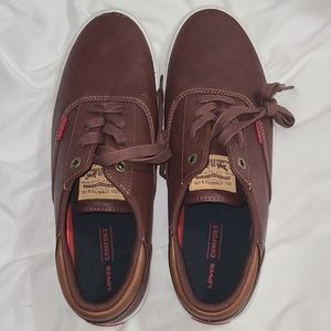 Levi's Comfort Brown Leather Sneakers